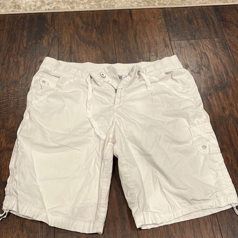 Ron Jon surf shop size 14 white cargo pants GUC